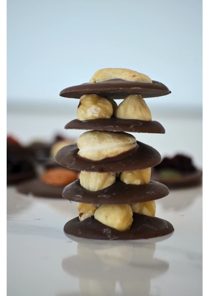 Narperi Handmade Belgian Dark Chocolate with Nuts and Dried Fruit